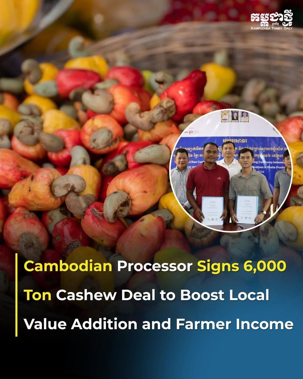 Khmer Agro Cashew Supports Farmer Training as It Expands Processing Operations