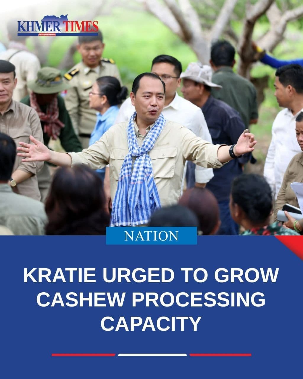 Kratie urged to boost cashew-processing capacity