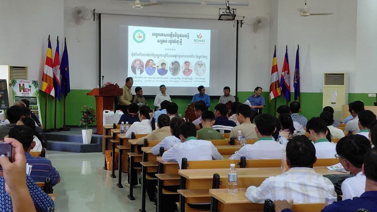 Kratie Cashew Farmers Discuss Cashew Care and Climate Preparation Ahead of Super El Niño